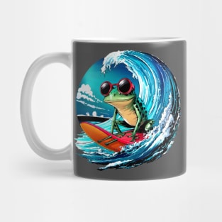 Surfing with my frog Mug